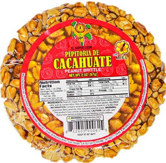 El Super Leon Peanut Brittle - 2 oz