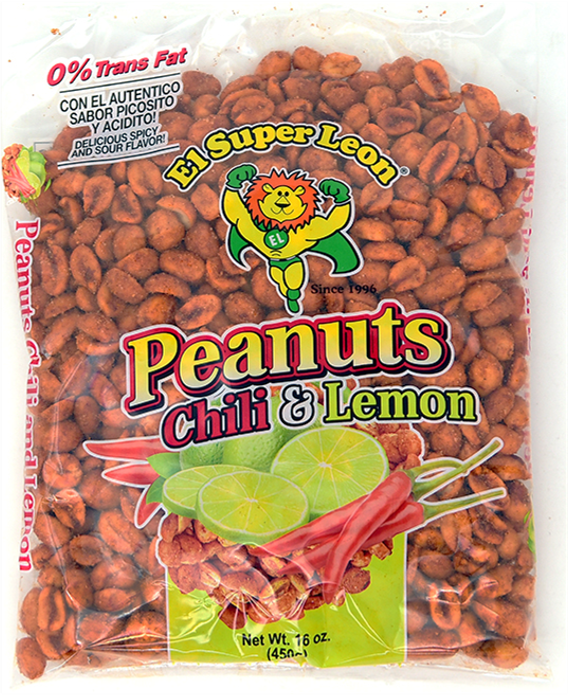 El Super Leon Peanut Chili and Lemon Stand Up - 16 pz
