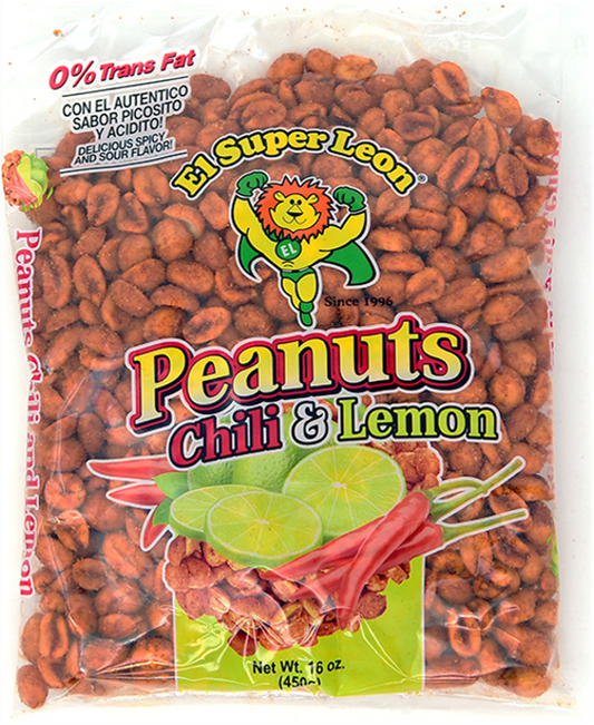 El Super Leon Peanut Chili and Lemon Stand Up - 16 pz