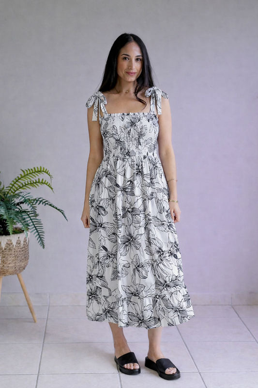 Enchanted Teal Garden Dress