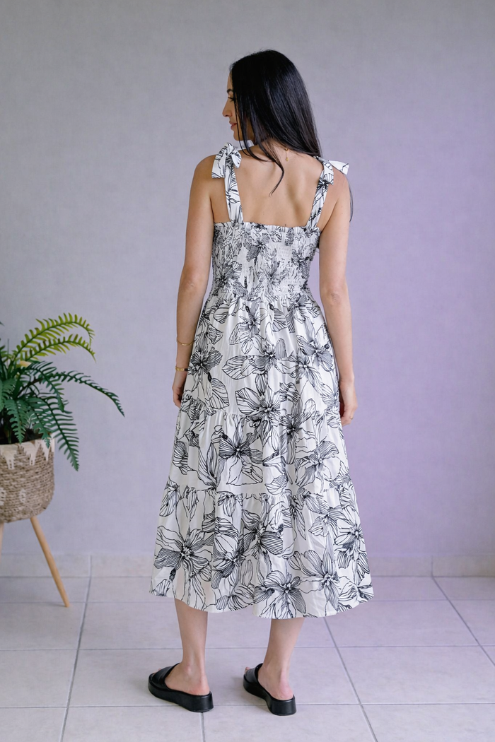 Enchanted Teal Garden Dress