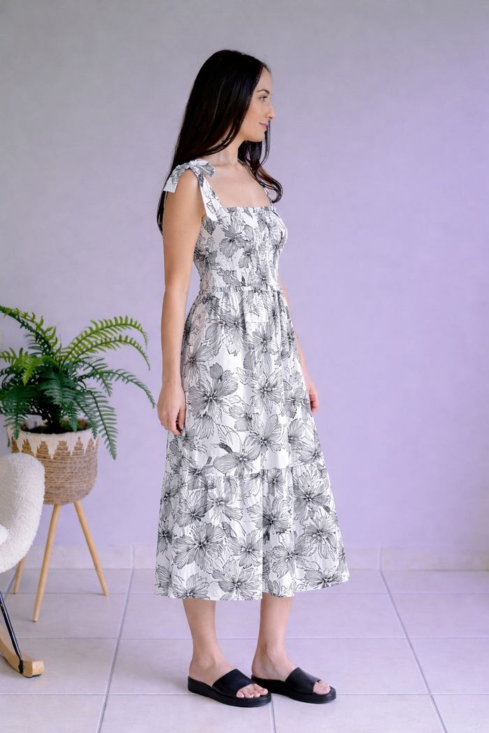 Enchanted Teal Garden Dress
