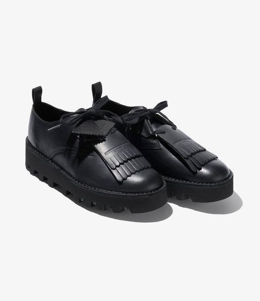 Engineered Garments x Clarks - Desert Khan - Black Smooth Leather