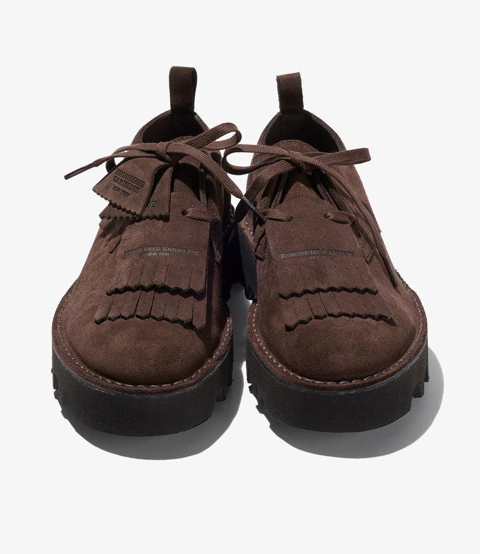 Engineered Garments x Clarks - Desert Khan - Brown Suede