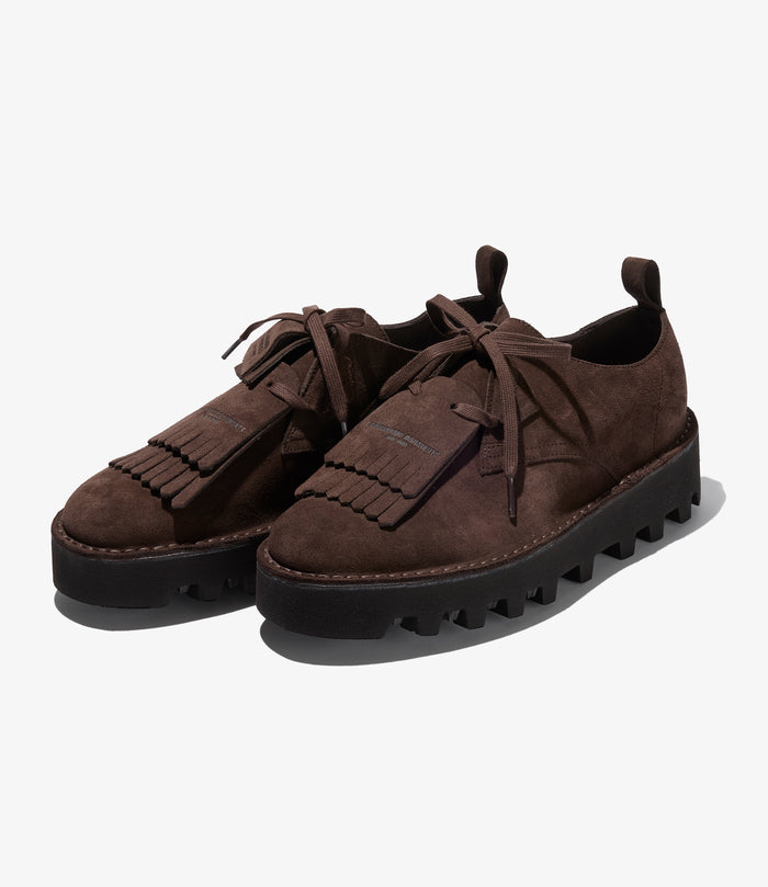 Engineered Garments x Clarks - Desert Khan - Brown Suede