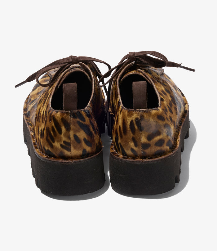 Engineered Garments x Clarks - Desert Khan - Leopard Print Pony Hair