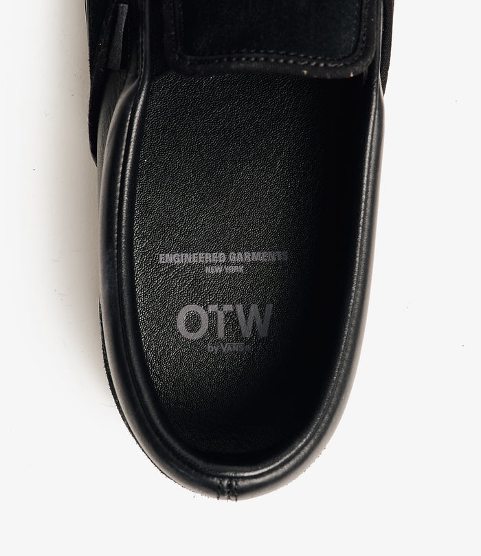 Engineered Garments x Vans - OTW Classic Slip-On 98 - Black/Black Leather