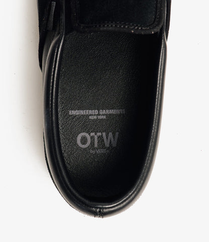 Engineered Garments x Vans - OTW Classic Slip-On 98 - Black/Black Leather