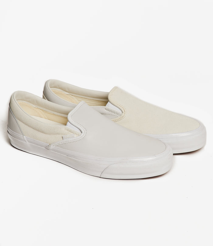 Engineered Garments x Vans - OTW Classic Slip-On 98 - White Leather