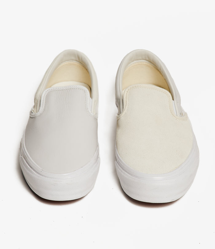 Engineered Garments x Vans - OTW Classic Slip-On 98 - White Leather