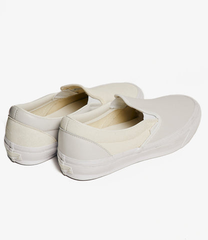 Engineered Garments x Vans - OTW Classic Slip-On 98 - White Leather