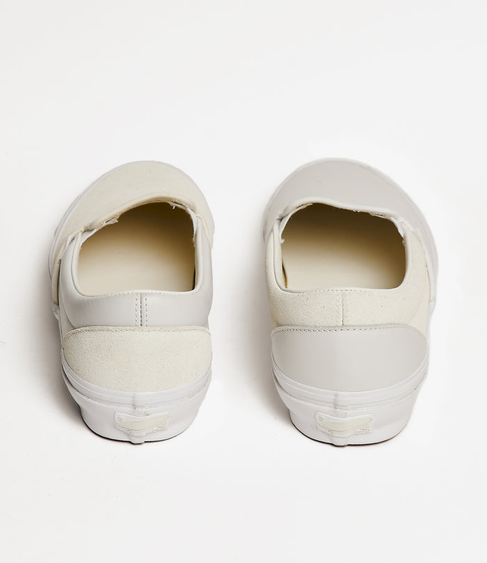 Engineered Garments x Vans - OTW Classic Slip-On 98 - White Leather