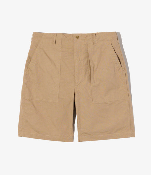 Fatigue Short - Khaki Cotton Ripstop