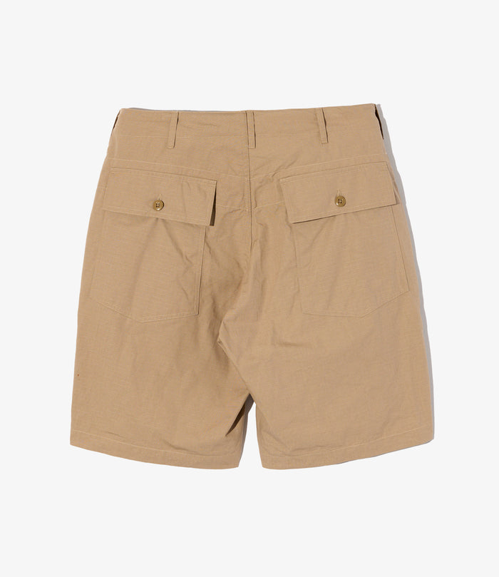 Fatigue Short - Khaki Cotton Ripstop