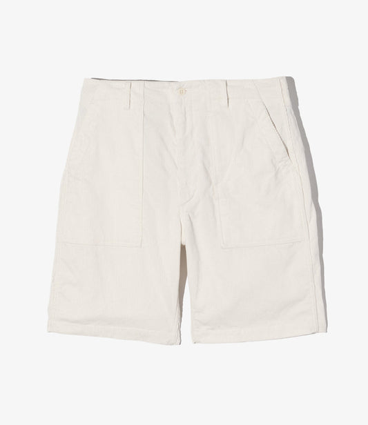 Fatigue Short - White 14W Corduroy