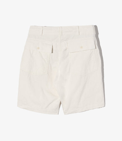 Fatigue Short - White 14W Corduroy