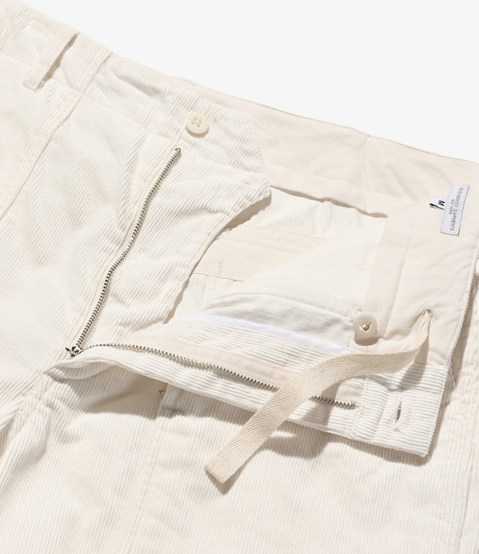 Fatigue Short - White 14W Corduroy