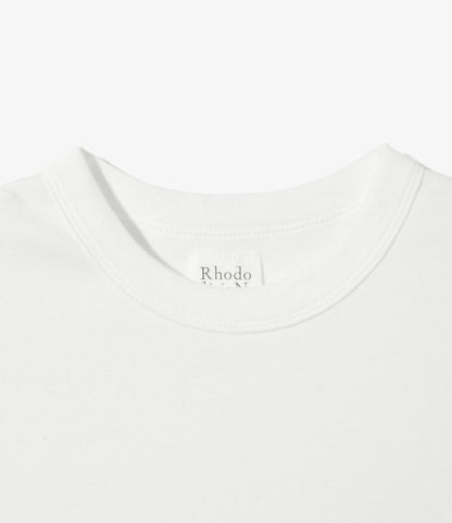 Frill Tail Sleeveless Tee - White