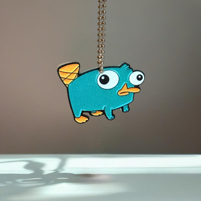 Funny Platypus Charm - Tumbler Handle Charm