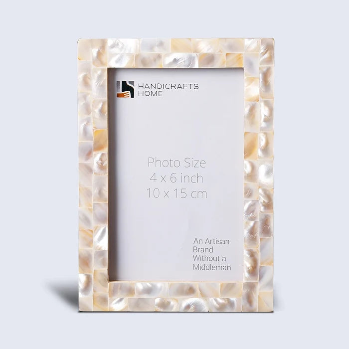 Gallery Wall Set – Mother of Pearl White 4x6 5x7 8x10