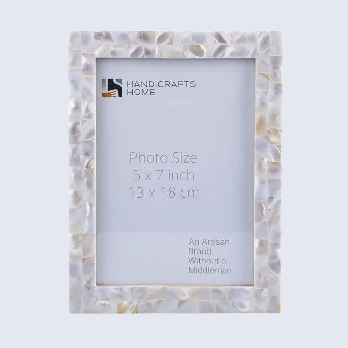 Gallery Wall Set – Mother of Pearl White 4x6 5x7 8x10