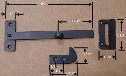 Gate Latch - Arts and Crafts Style Gate Thumb Latch