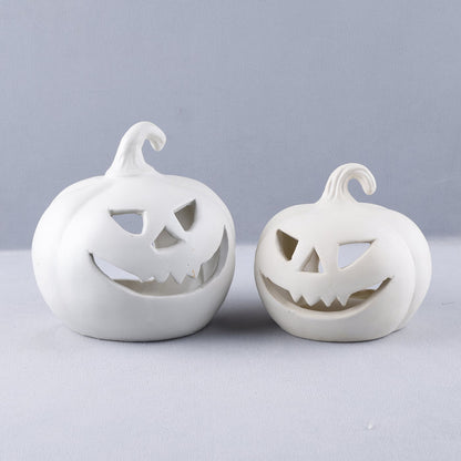 Halloween Spooky Tabletop Decor Ceramic Pumpkin