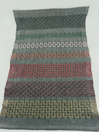 Huck Ovals - 4-Shaft Weaving Towel or Placemat Pattern