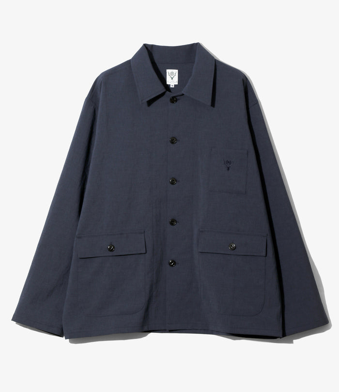 Hunting Shirt - Navy - Poly Oxford