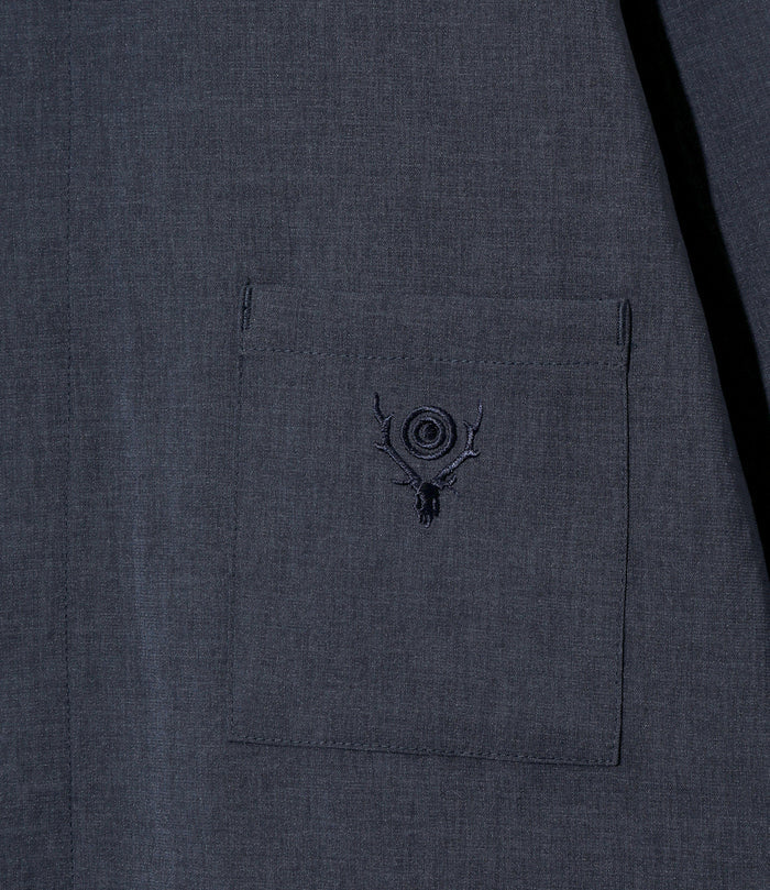 Hunting Shirt - Navy - Poly Oxford