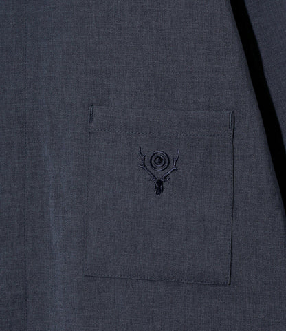 Hunting Shirt - Navy - Poly Oxford