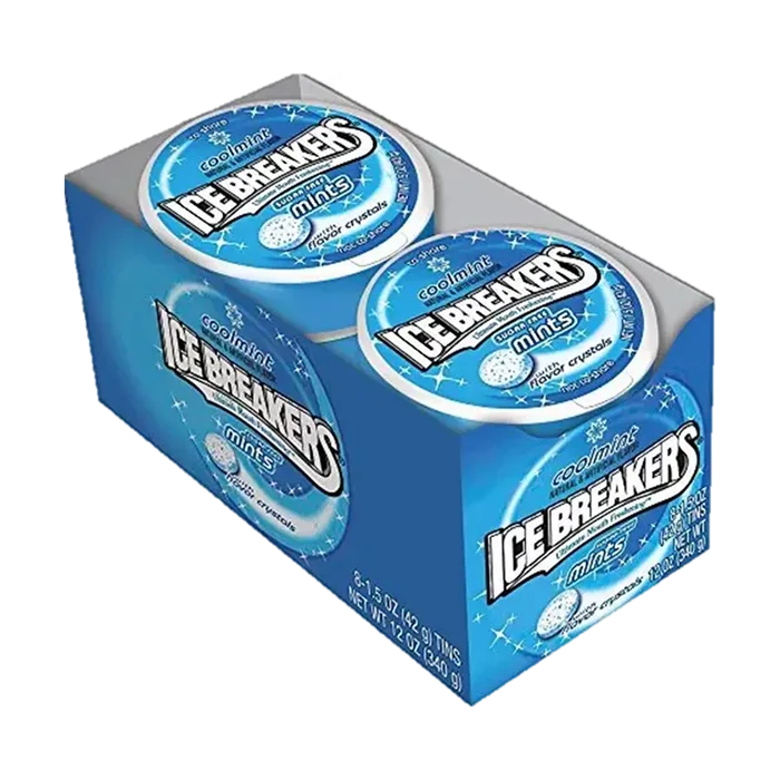 Ice Breakers Cool Mint 1.5 oz available at Mexmax INC, ideal for wholesale buyers seeking refreshing mints.