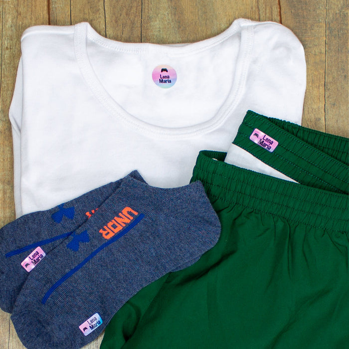 Iron-On Clothing Name Labels