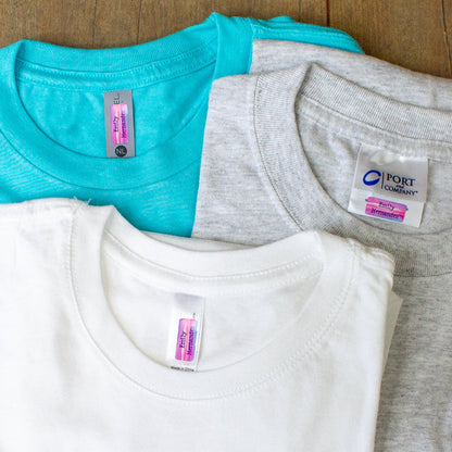 Iron-On Clothing Name Labels