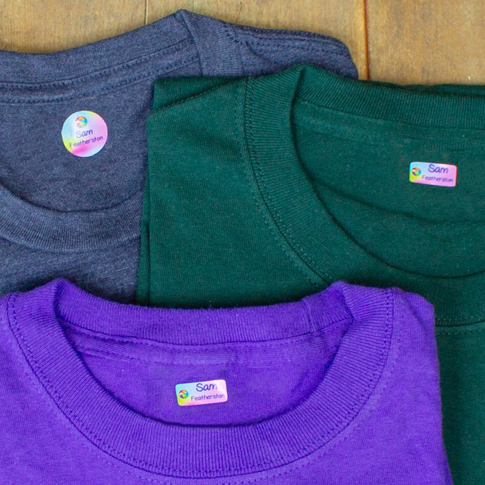 Iron-On Clothing Name Labels