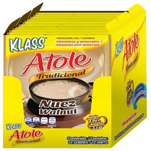 Wholesale Klass Atole Walnut/Nuez (4x12ct) Elevate your Mexican grocery selection with Mexmax INC