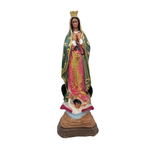 La Mexicana Virgen Guadalupe Corona Statue - 19.6"