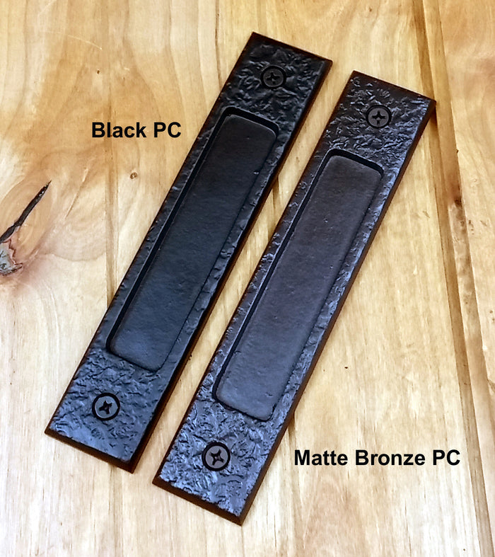 Large Flush Pull Handle - Finger Pull Handle  - "Easy Mount" - Wild West Hardware