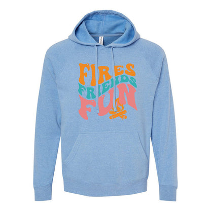 Life of Camp - Fires Friends Fun Hoodie|61714,61715,61716,61717