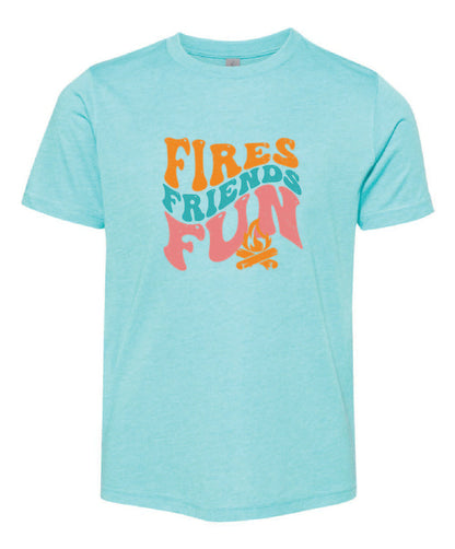 Life of Camp - Fires Friends Fun Tee|61553,61554,61555,61556,61557,61558,61559