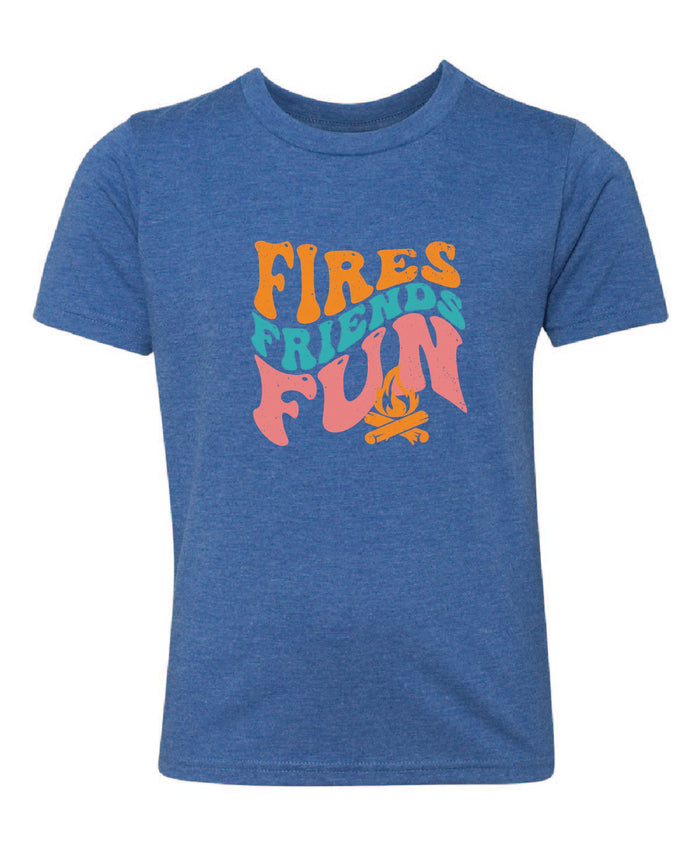 Life of Camp - Fires Friends Fun Tee|61539,61540,61541,61542,61543,61544,61545