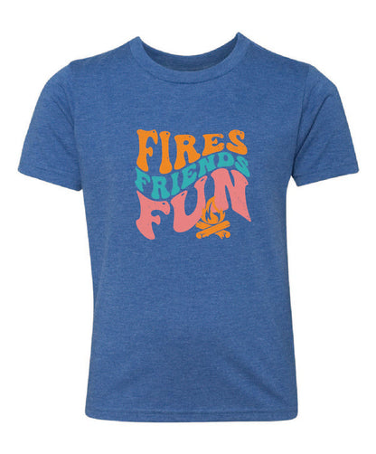 Life of Camp - Fires Friends Fun Tee|61539,61540,61541,61542,61543,61544,61545