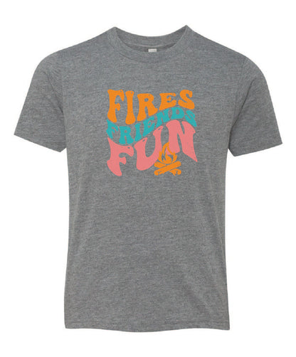 Life of Camp - Fires Friends Fun Tee|61560,61561,61562,61563,61564,61565,61566