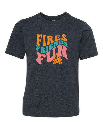 Life of Camp - Fires Friends Fun Tee|61567,61568,61569,61570,61571,61572,61573
