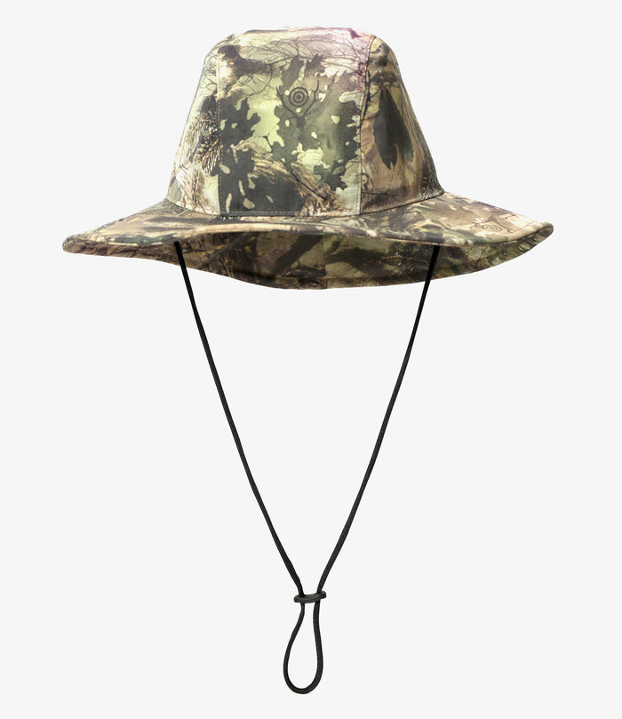 Long Brim Hat - Camo - Nylon Tussah / 3Layer