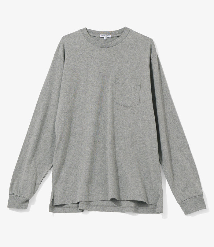 L/S Crew Neck Tee - Nepenthes Special - Heather Grey