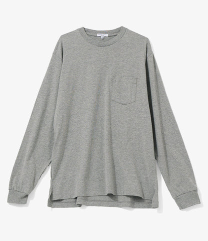 L/S Crew Neck Tee - Nepenthes Special - Heather Grey