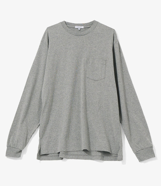 L/S Crew Neck Tee - Nepenthes Special - Heather Grey