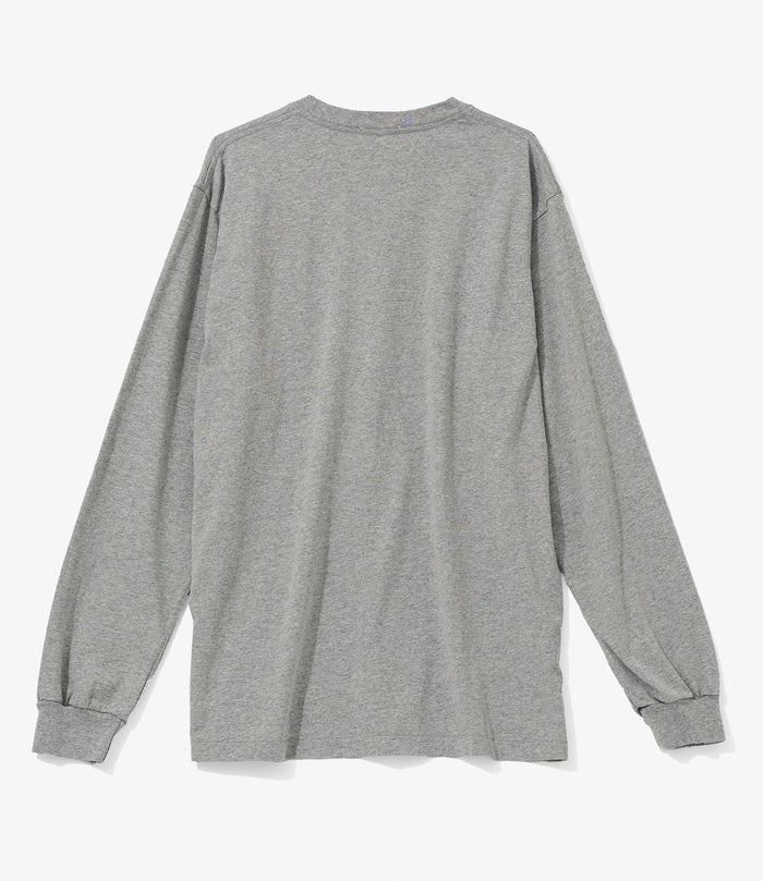 L/S Crew Neck Tee - Nepenthes Special - Heather Grey