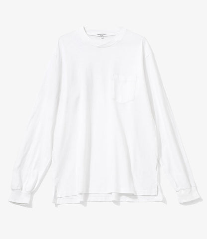 L/S Crew Neck Tee - Nepenthes Special - White